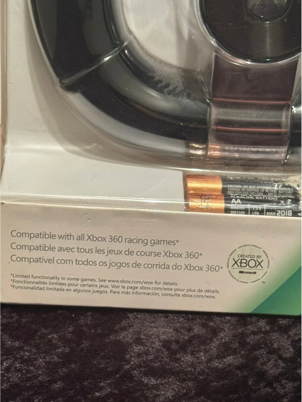 Xbox 360 Wireless Speed Wheel Controller